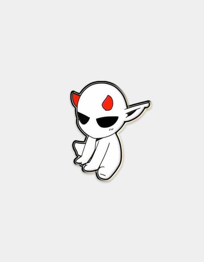 Huy hiệu kim loại tráng men My papa is demon