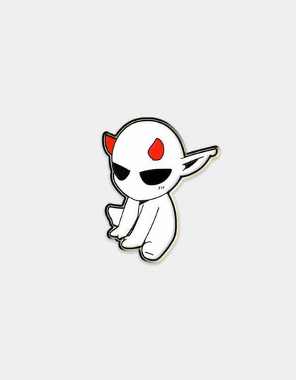 Huy hiệu kim loại tráng men My papa is demon
