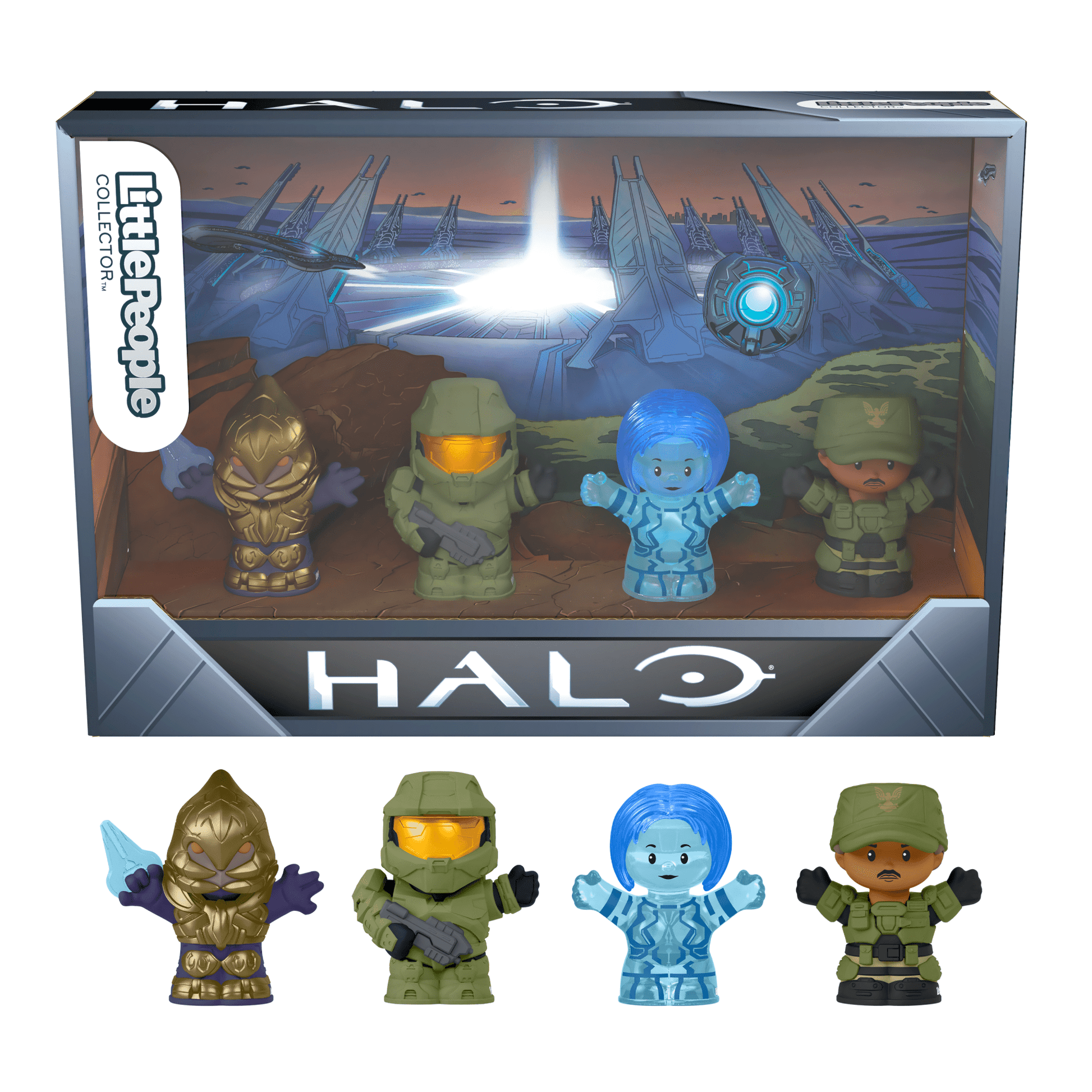 Little People Collector Halo Special Edition Set - Bộ Mô Hình Nhân Vật Halo 3 - Mattel Creations - Hình ảnh sản phẩm