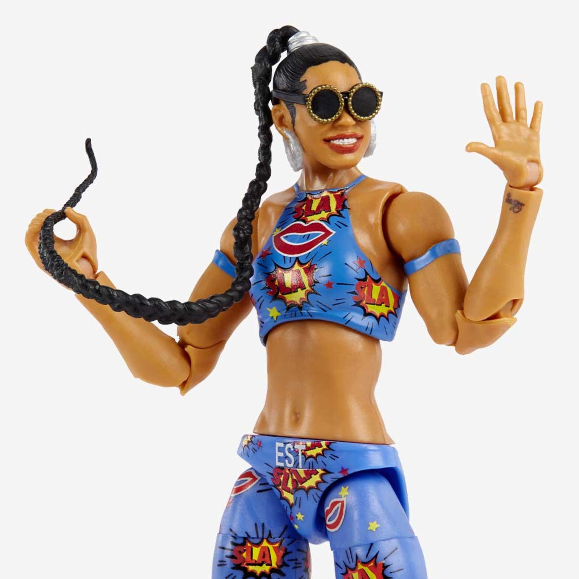 WWE Bianca Belair Elite Collection Action Figure - Mô Hình Nhân Vật WWE Cao Cấp - Mattel HDF18 - Hình ảnh bổ sung 4