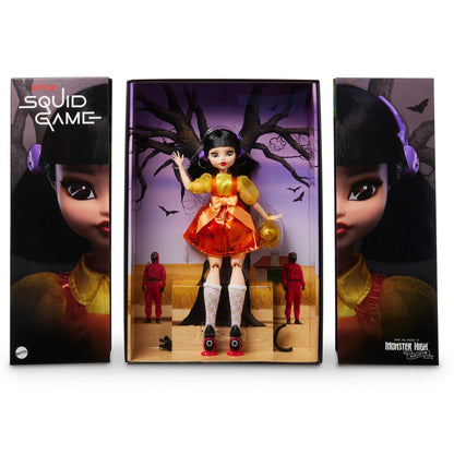 Monster High Skullector Squid Game Young-hee Doll - Búp Bê Sưu Tầm Cao Cấp - HYV95