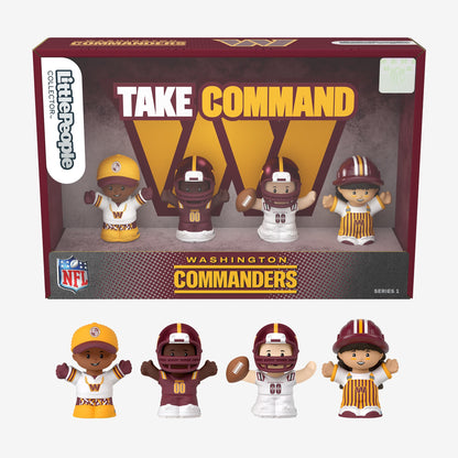 Little People Collector x NFL Washington Commanders Set - Bộ Mô Hình Sưu Tầm Thể Thao NFL - Mattel Creations - Góc nhìn khác 3