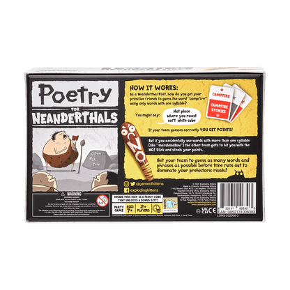 Poetry for Neanderthals - Board Game Tiệc Tùng Vui Nhộn - Exploding Kittens - Hình ảnh chi tiết 2