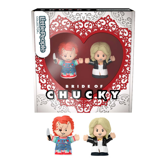 Little People Collector Bride of Chucky Movie Special Edition Set - Mô hình Figure Chucky & Tiffany - Mattel (HYM23)