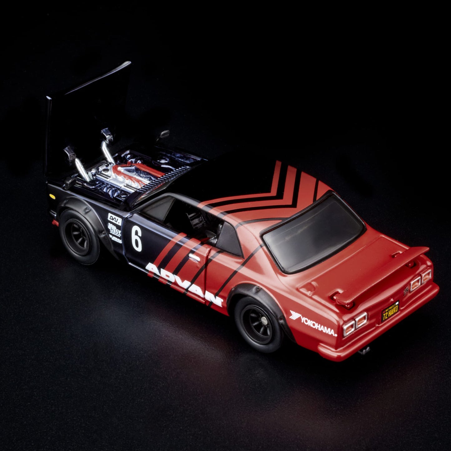 Hot Wheels RLC 1972 Skyline H/T 2000GT-R - Mô Hình Xe Nissan Skyline JDM Cao Cấp - Hot Wheels RLC Exclusive