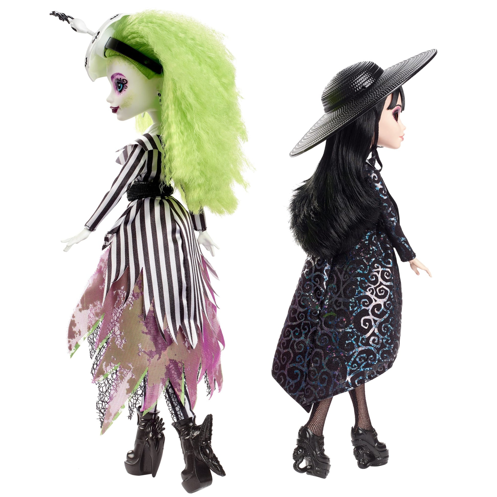 Beetlejuice & Lydia Deetz Monster High Skullector Doll 2-Pack - Bộ Búp Bê Sưu Tầm Cao Cấp - Monster High - Hình ảnh chi tiết 2