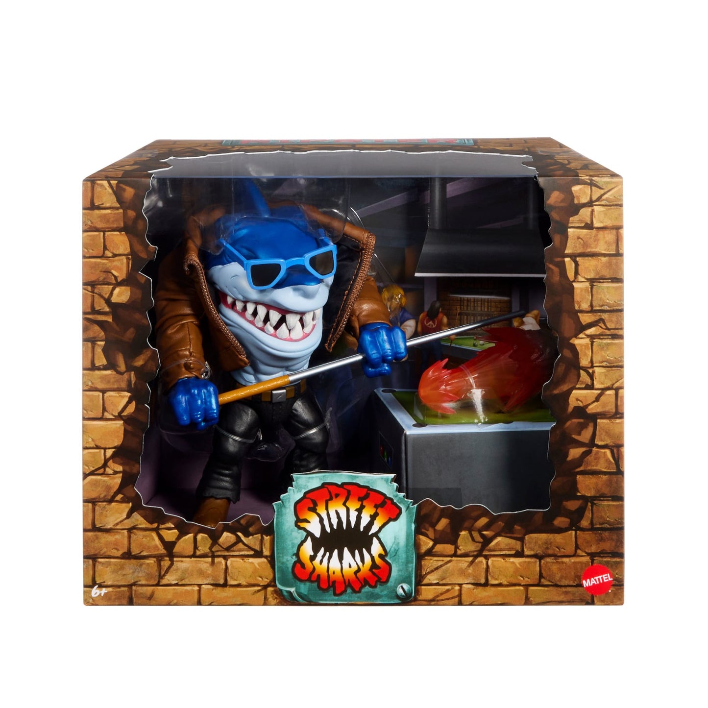Street Sharks Ripster “A Shark Among Us" Figure - Mô hình hành động kỷ niệm 30 năm Mattel Mattel - ảnh 7 - Action Figure