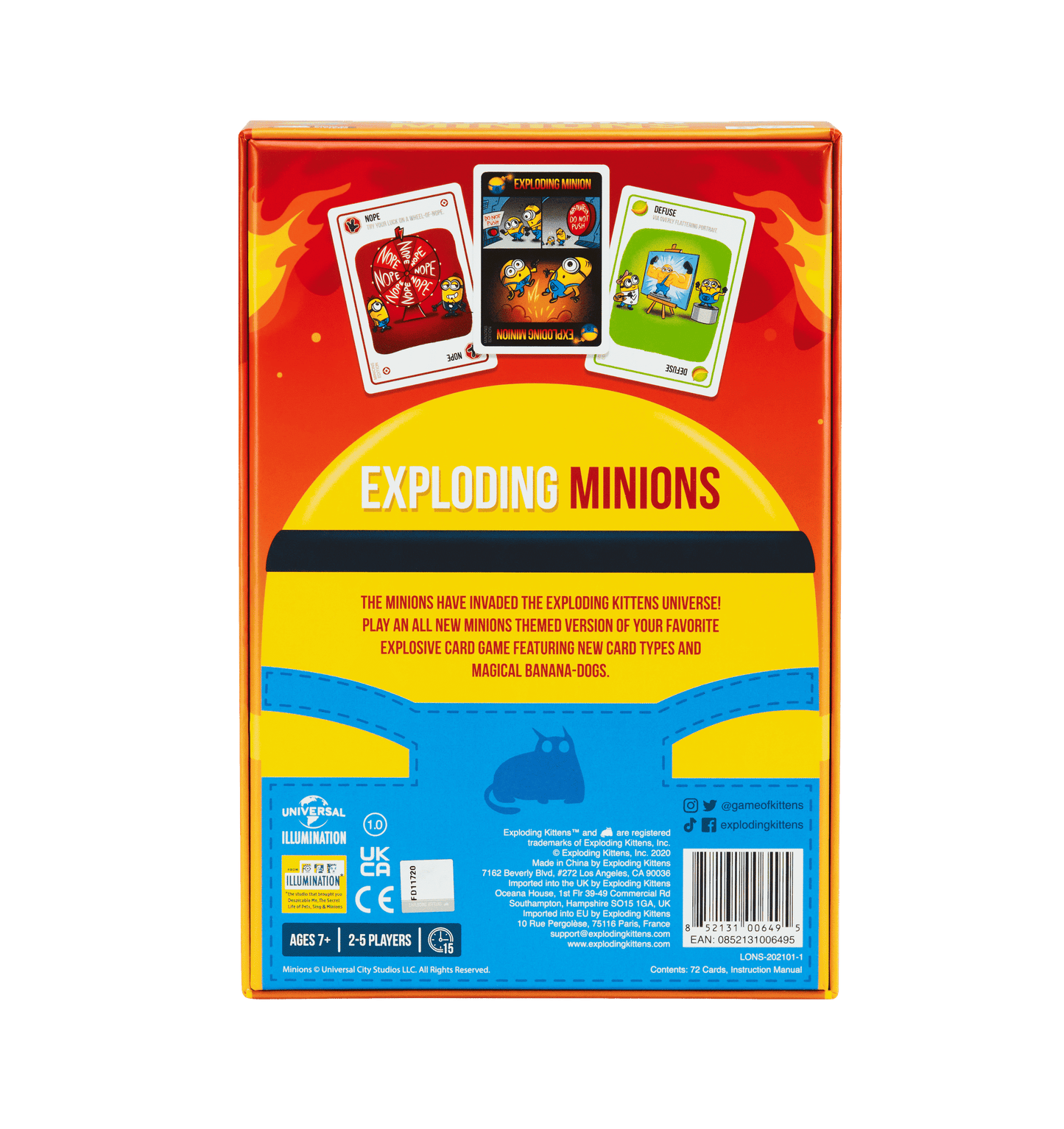 Exploding Minions - Board Game Thẻ Bài Mèo Nổ Vui Nhộn - Exploding Kittens Chính Hãng - Hình ảnh chi tiết 2