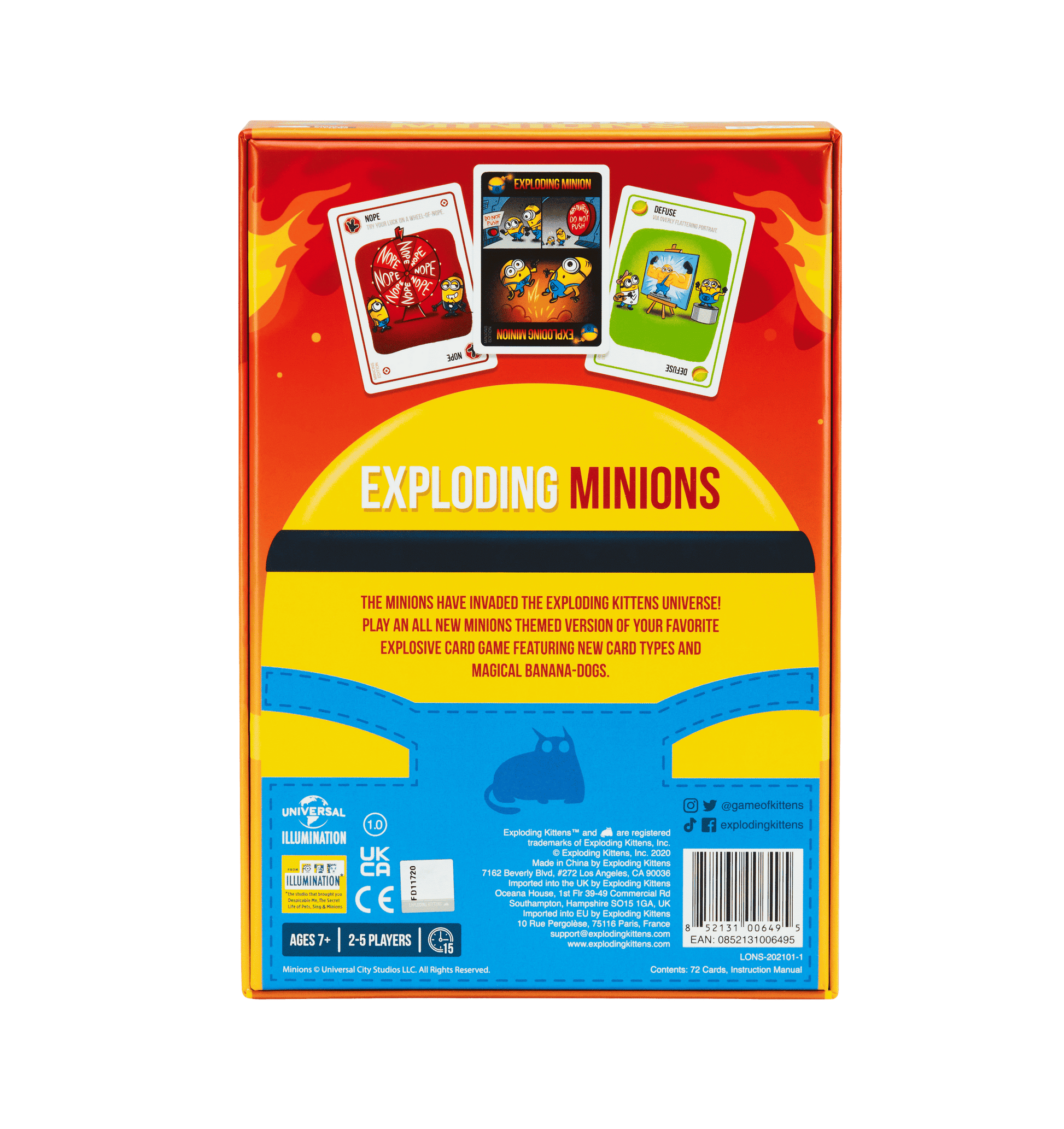 Exploding Minions - Board Game Thẻ Bài Mèo Nổ Vui Nhộn - Exploding Kittens Chính Hãng - Hình ảnh chi tiết 2