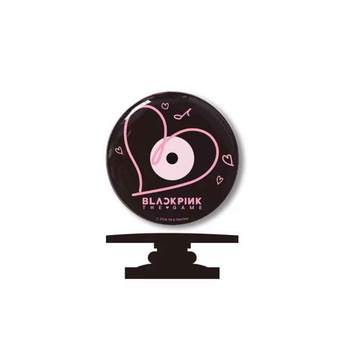BPTG Phone Accessories - Black Round Stand - Giá đỡ điện thoại tròn - BLACKPINK THE GAME BPTG-2406071