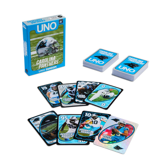 UNO Fandom NFL Carolina Panthers Game Deck - Board game thẻ bài Thể thao - Mattel - Hình ảnh sản phẩm