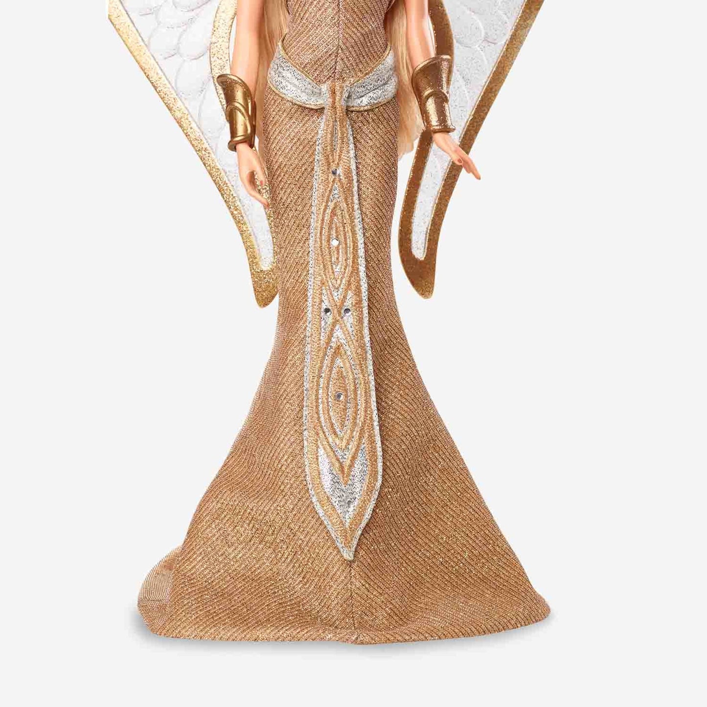 Bob Mackie Barbie Holiday Angel Doll - Búp Bê Barbie Sưu Tầm Cao Cấp Gold Label Barbie Signature - ảnh 1 - Figure