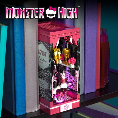 MEGA Monster High Draculaura's Boo-k Crypt Building Toy Kit - Bộ Đồ Chơi Lắp Ráp Hầm Mộ Bí Ẩn - Mattel HXJ88