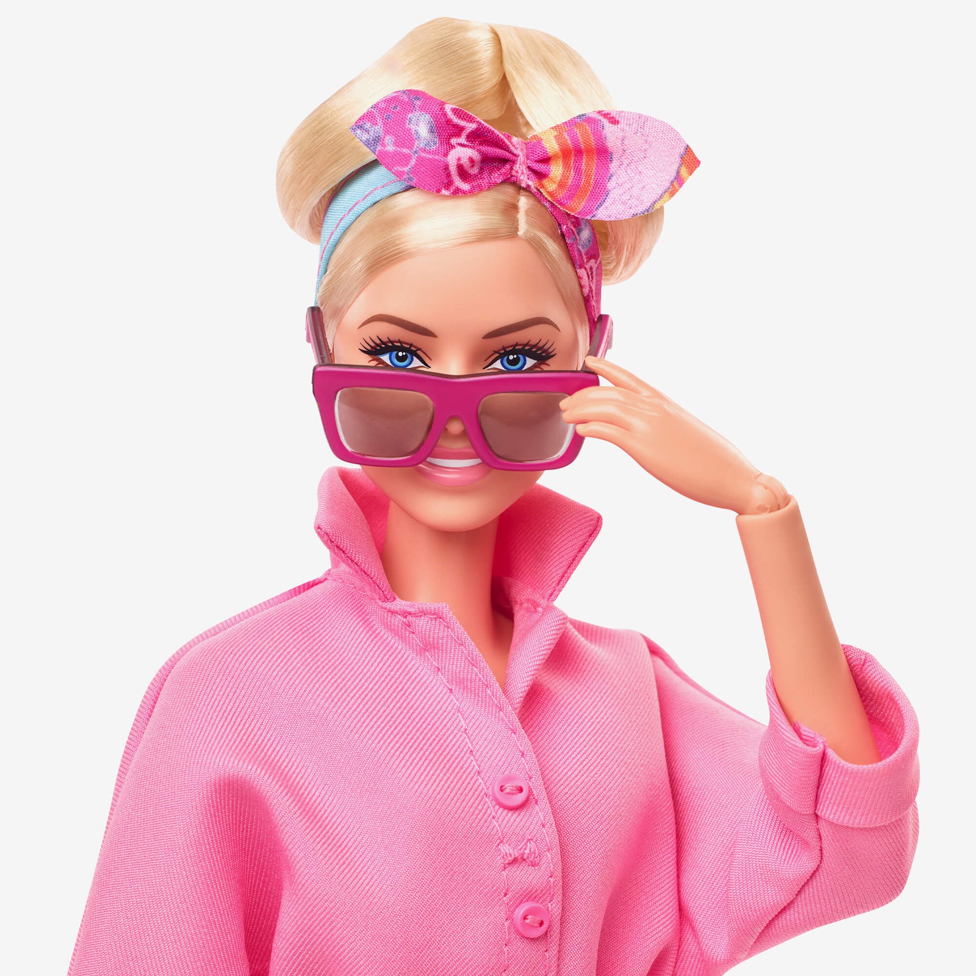 Barbie in Pink Power Jumpsuit – Barbie The Movie - Búp bê Sưu tầm Chính hãng Mattel - Hình ảnh bổ sung 5