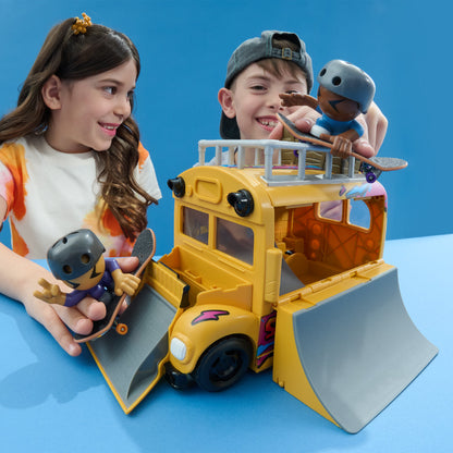 SK8 Tech Deck 6071034 Show Bus Playset - Bộ đồ chơi xe bus biểu diễn 2 trong 1 - Tech Deck