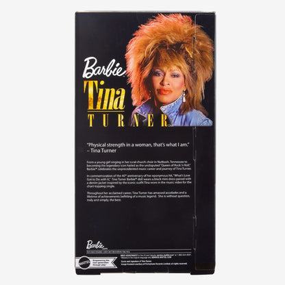 Barbie Signature Music Series Tina Turner Doll - Búp bê Sưu tầm Huyền thoại Rock 'n Roll - Mattel HCB98