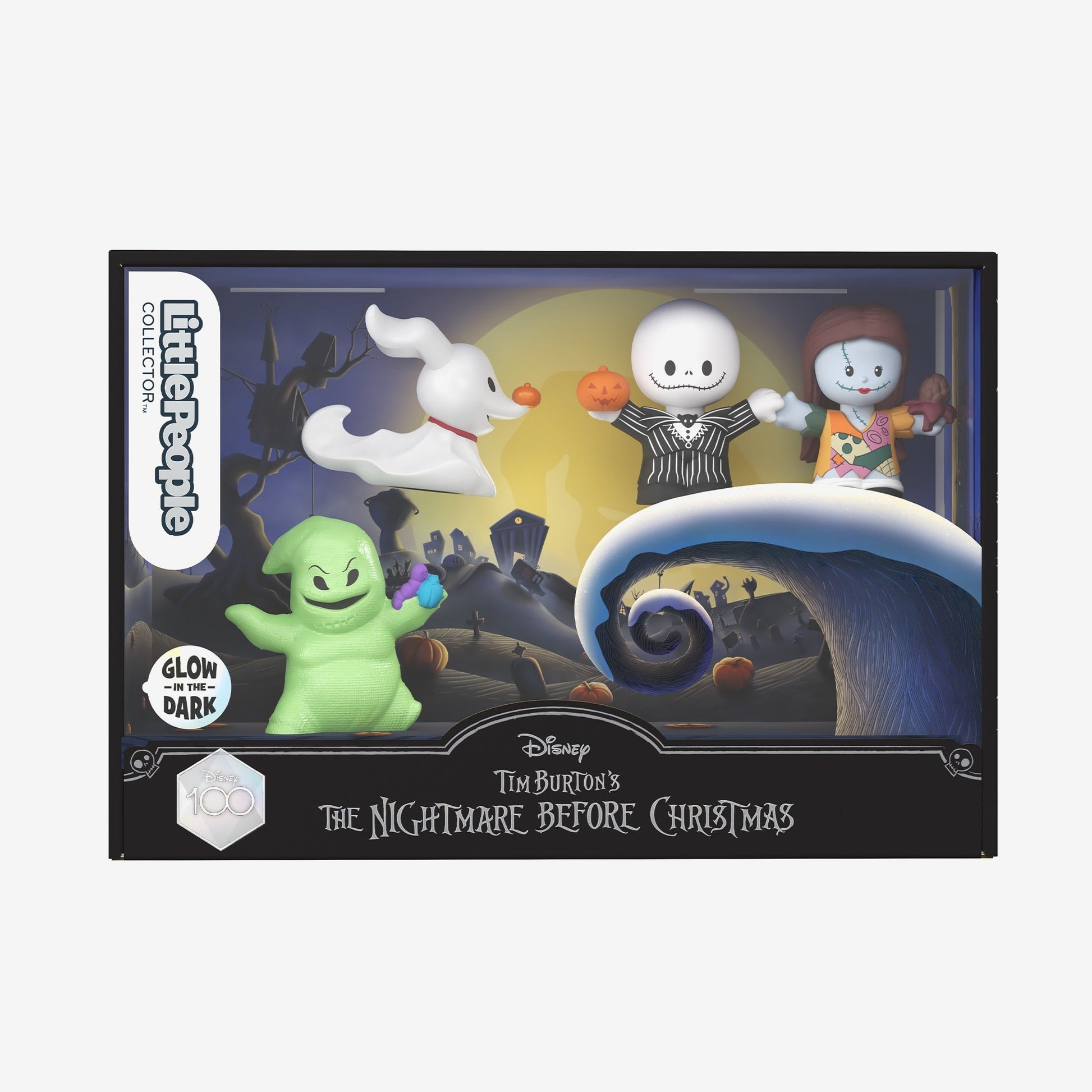 Little People Collector Disney Tim Burton’s The Nightmare Before Christmas Set - Bộ Figure Sưu Tầm - Mattel - Hình ảnh bổ sung 4