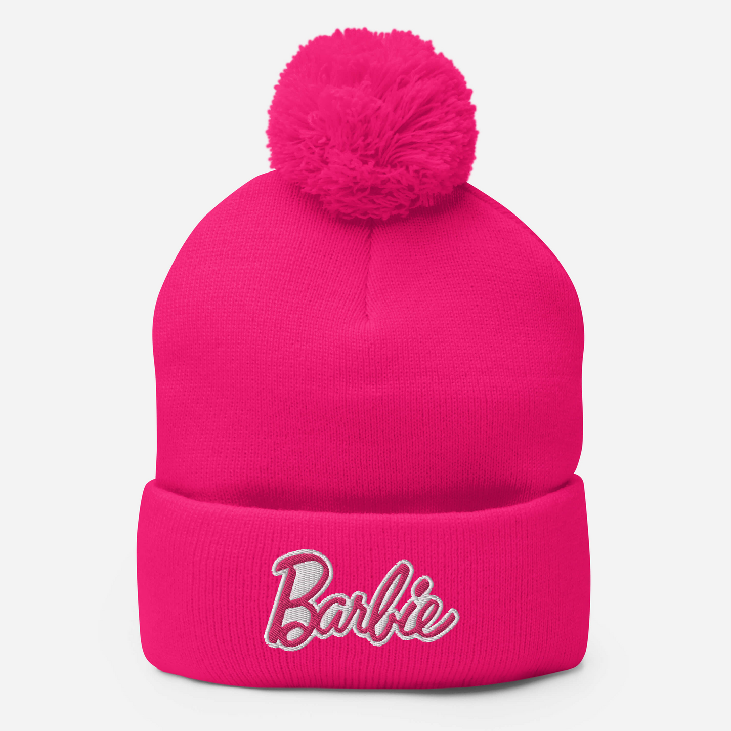 Barbie Pom-Pom Beanie - Mũ Len Quả Bông Thời Trang Barbie Signature - Hình ảnh sản phẩm