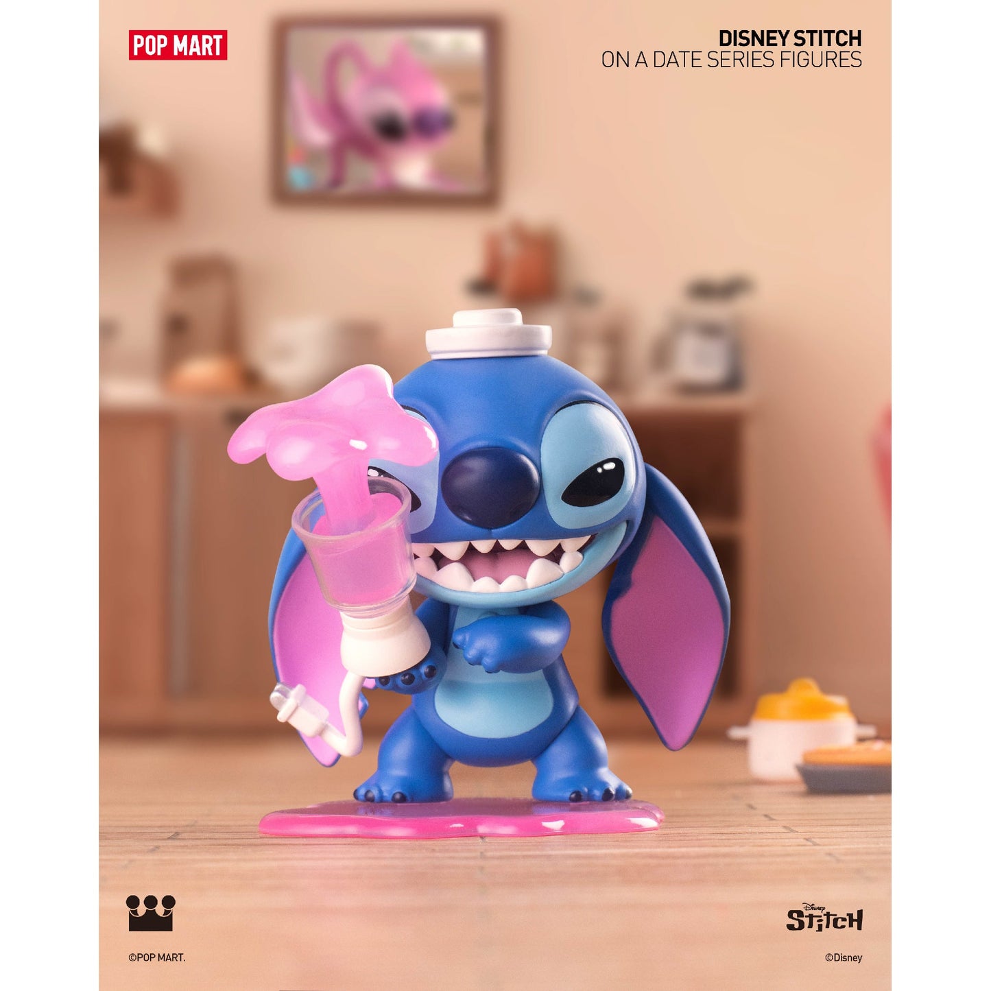 Disney Pattern Stitch On A Date - Mô hình Blind Box Art Toy - POP MART