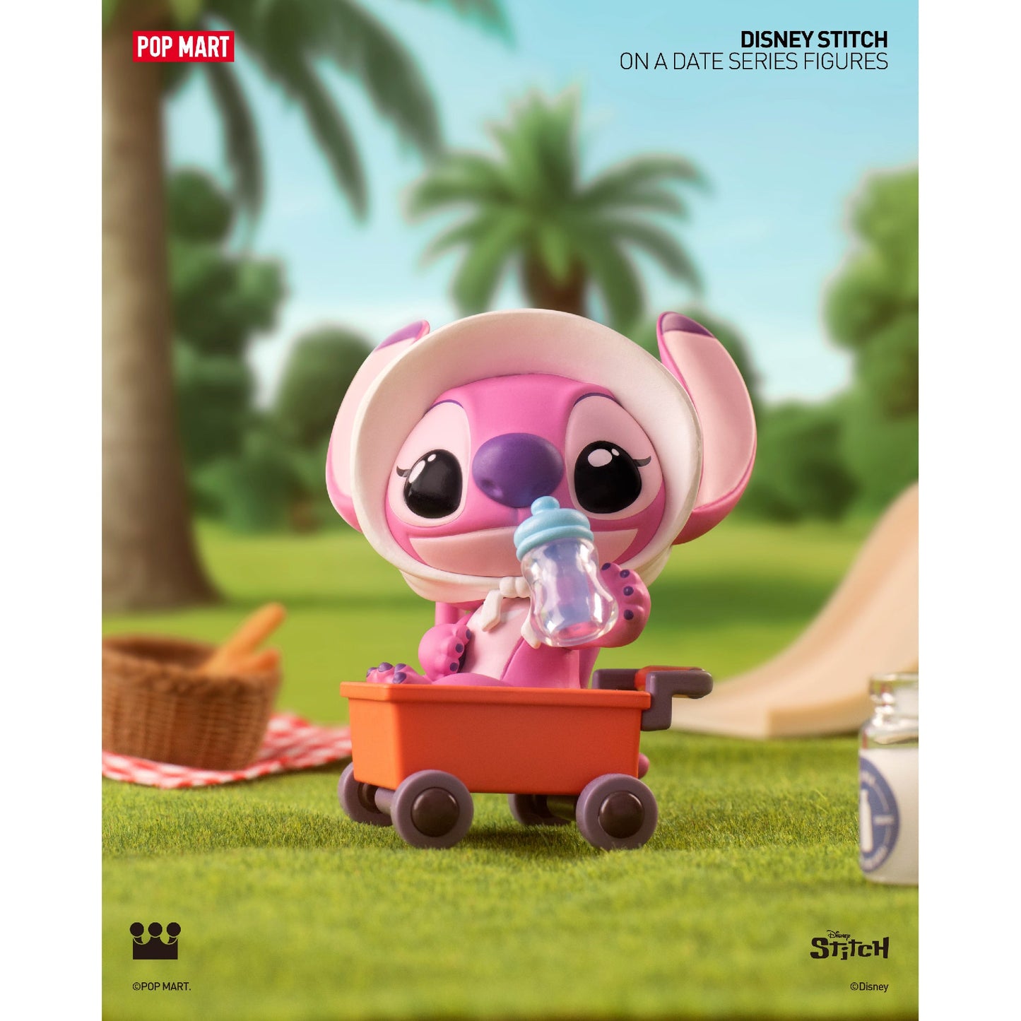 Disney Pattern Stitch On A Date - Mô hình Blind Box Art Toy - POP MART