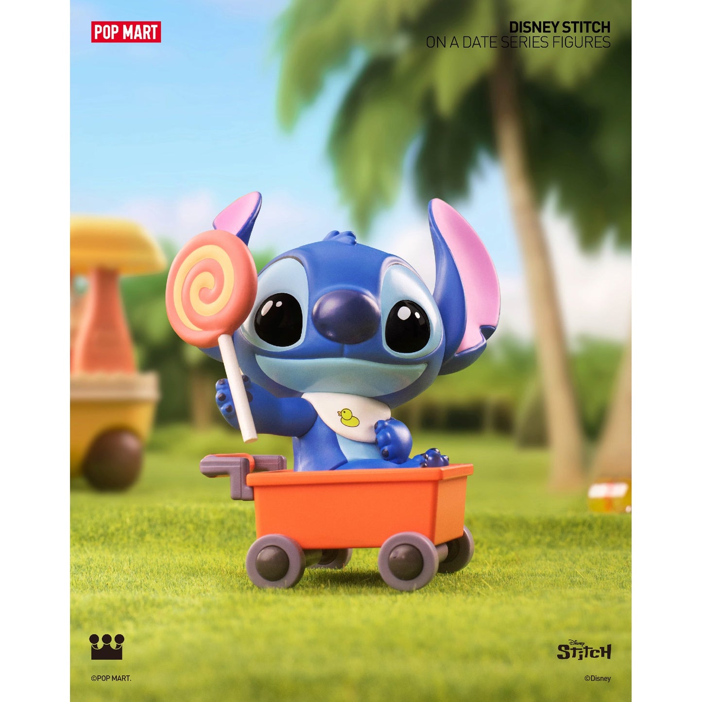 Disney Pattern Stitch On A Date - Mô hình Blind Box Art Toy - POP MART
