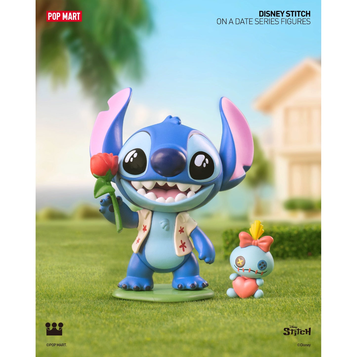 Disney Pattern Stitch On A Date - Mô hình Blind Box Art Toy - POP MART