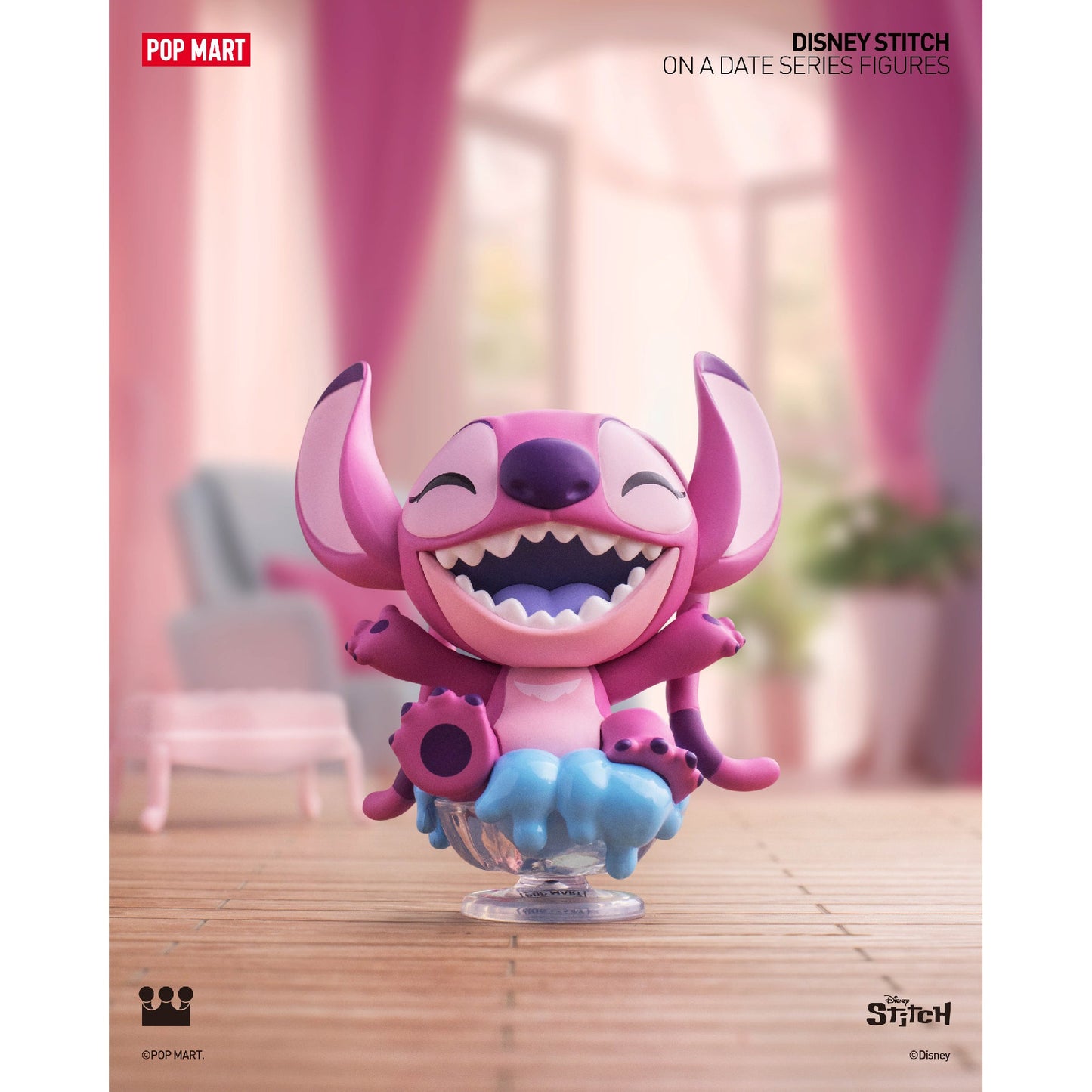 Disney Pattern Stitch On A Date - Mô hình Blind Box Art Toy - POP MART
