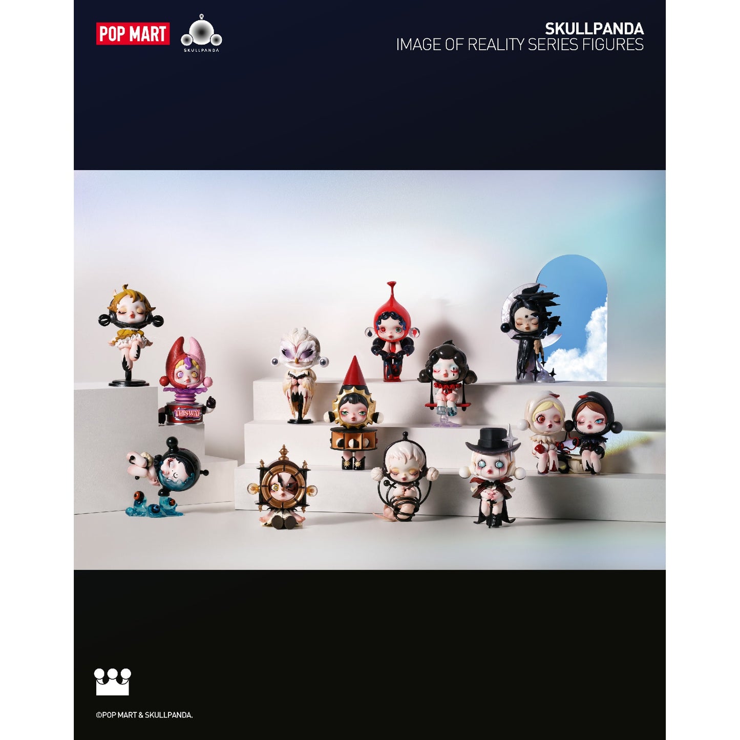 Skullpanda Image Of Reality - Mô hình Blind Box Art Toy - POP MART