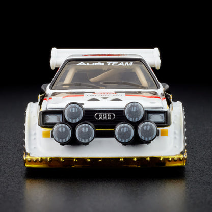 RLC Exclusive 1985 Audi Sport quattro S1 - Xe Mô Hình Rally 1:64 Hot Wheels Red Line Club