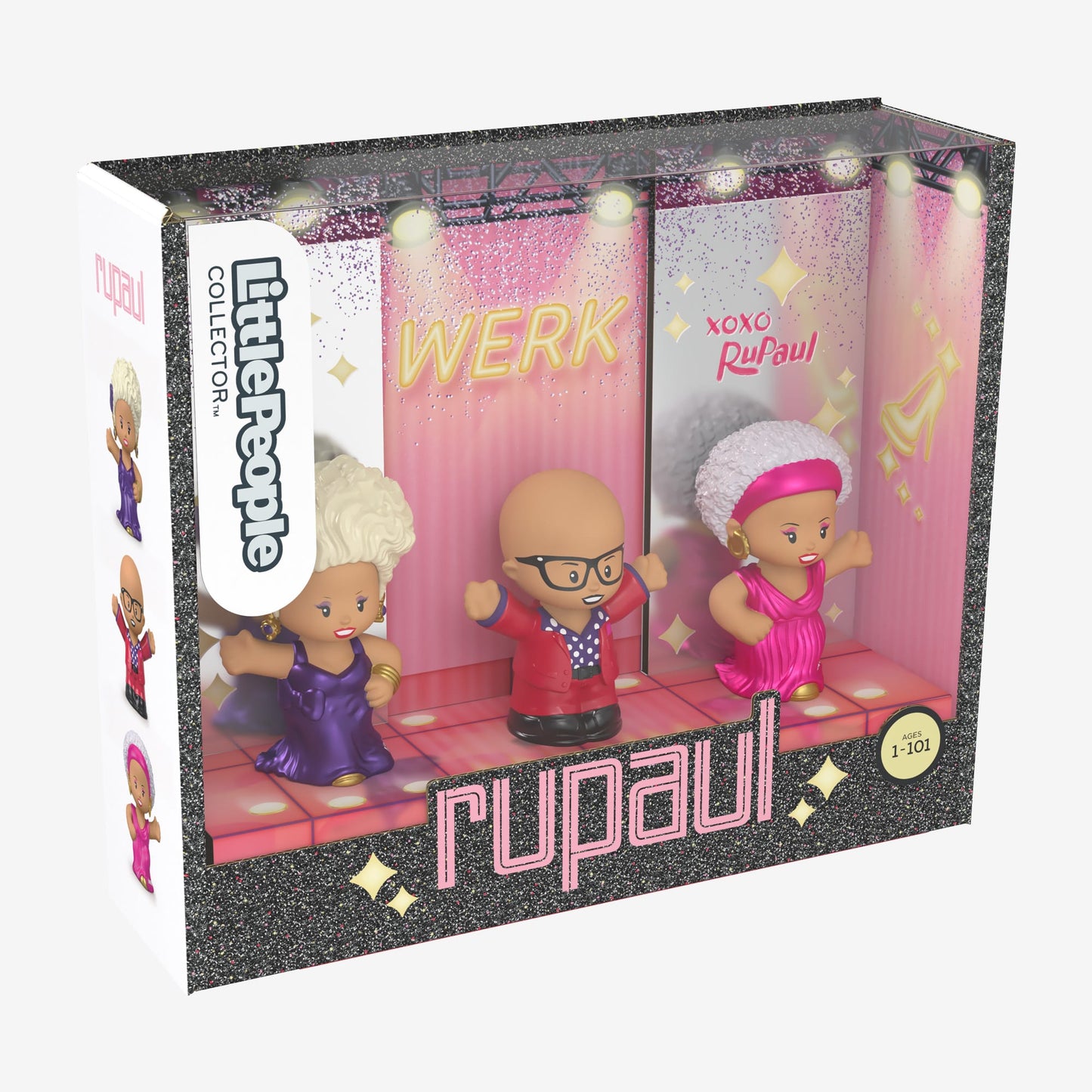 Little People Collector Rupaul Special Edition Figure Set - Bộ Mô Hình Sưu Tầm RuPaul - Fisher-Price - Hình ảnh bổ sung 9