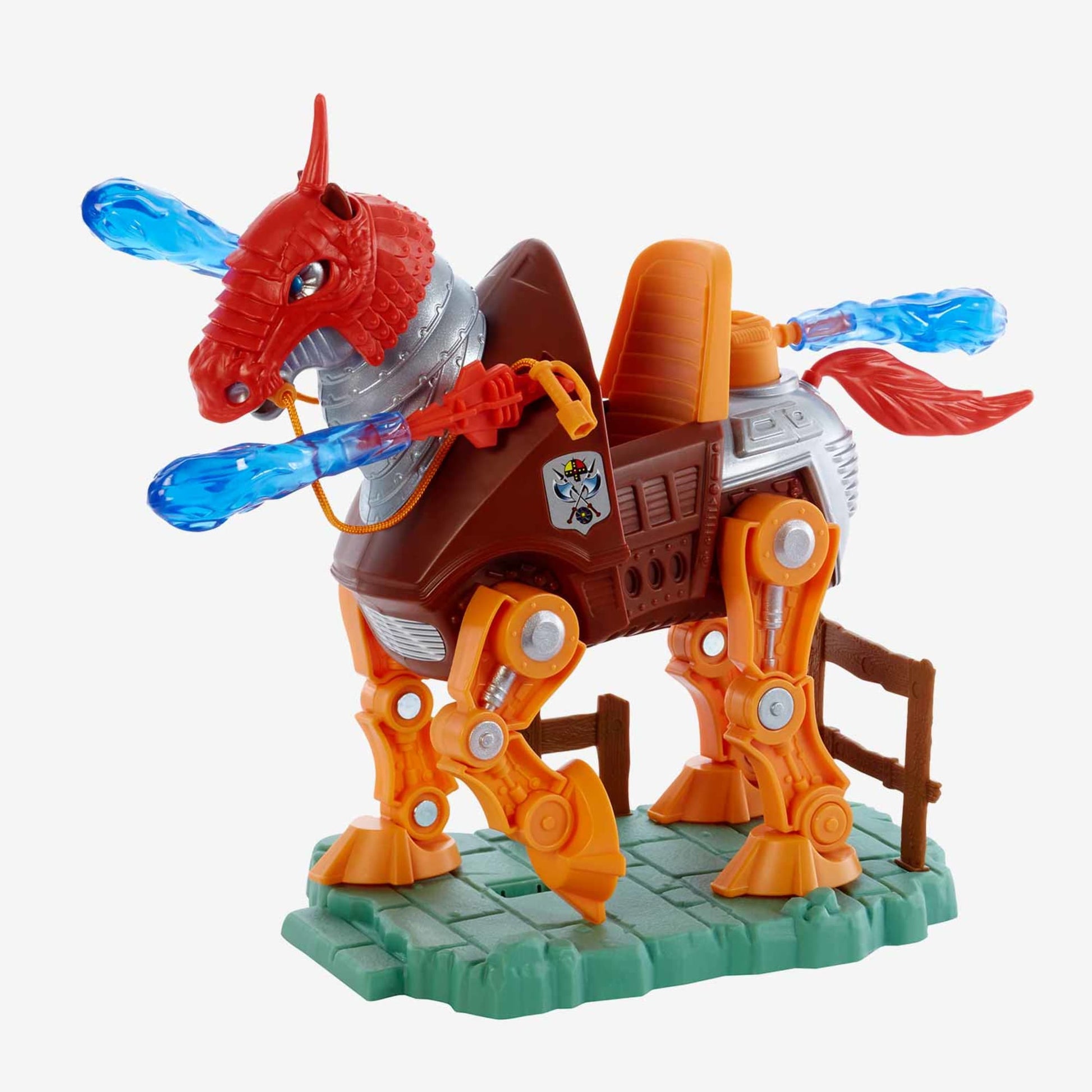 Masters of the Universe Origins Stridor Action Figure - Mô Hình Ngựa Robot Chiến Đấu Mattel - Góc nhìn khác 3