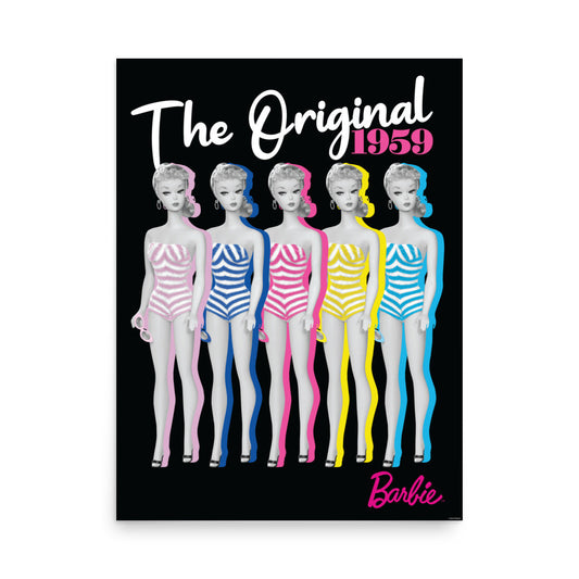 Barbie 1959 Technicolor Barbie Poster - Poster Trang Trí Cao Cấp - Barbie Signature - Hình ảnh sản phẩm