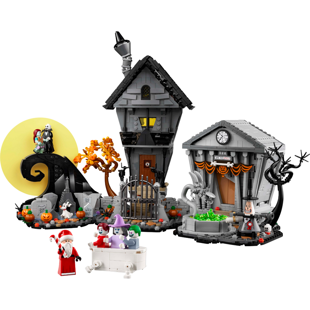 LEGO® Ideas Disney Tim Burton’s The Nightmare Before Christmas - Bộ Lắp Ráp Mô Hình Halloween Town 21351 - Hình ảnh chi tiết 2