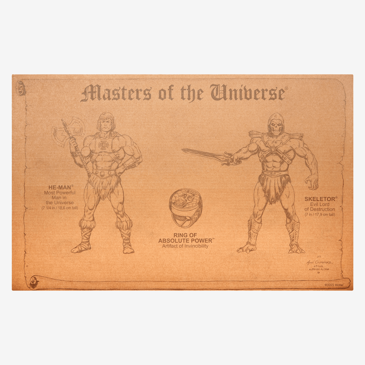 Masters of the Universe Masterverse He-Man vs Skeletor 40th Anniversary - Bộ Mô Hình Kỷ Niệm 40 Năm Chính Hãng Mattel
