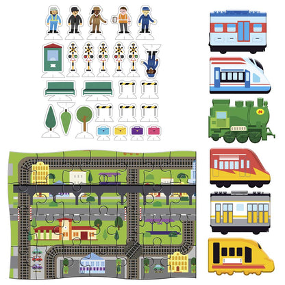 Pull Back and Go: Trains