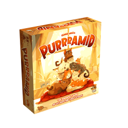 Purrramid – Family Stop-or-Go Board Game + Promo Pack