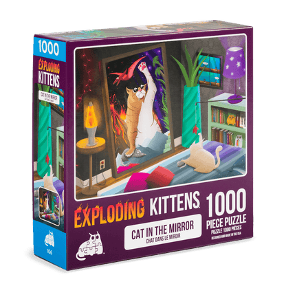 Cat in the Mirror (1000 Piece Puzzle)
