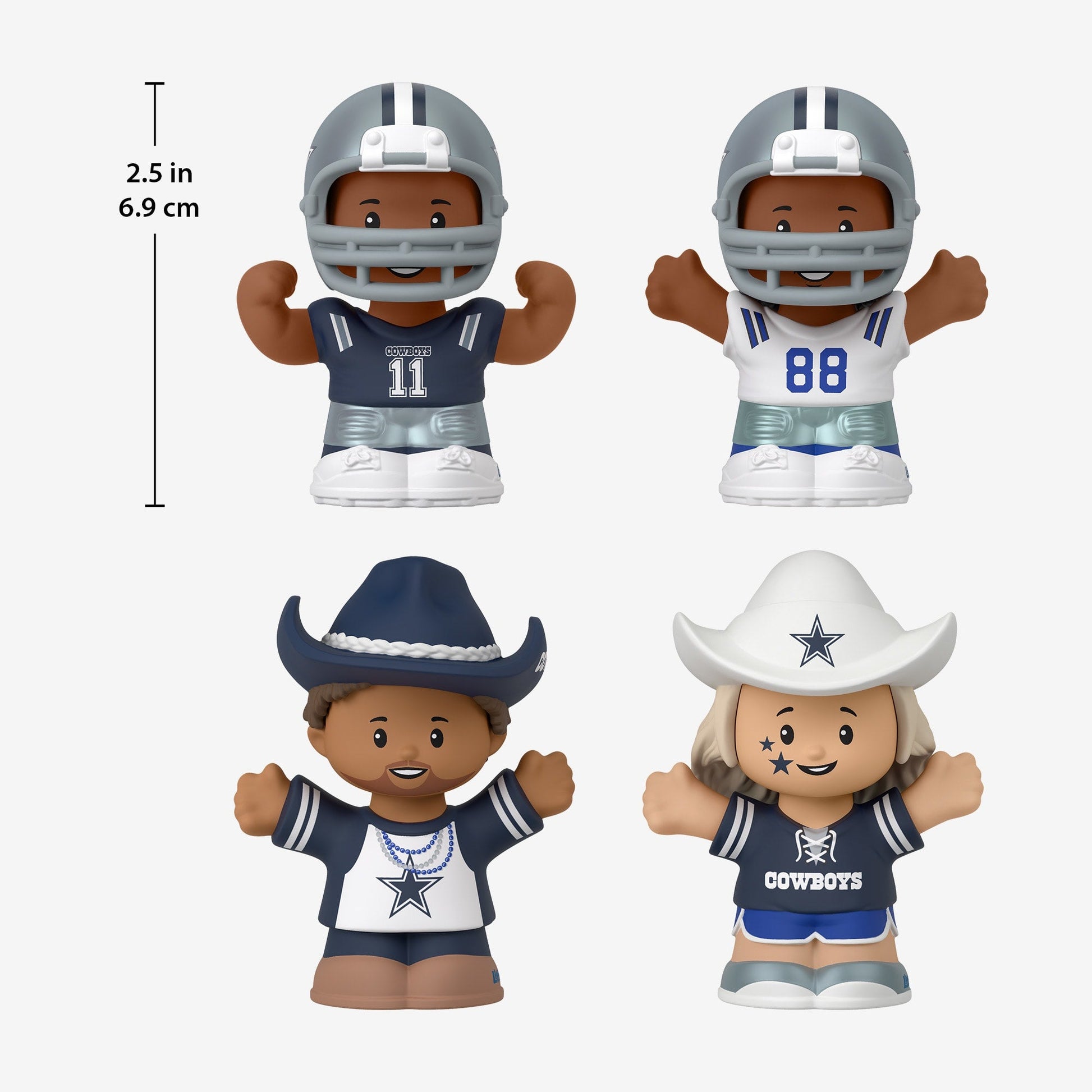 Little People Collector x NFL Dallas Cowboys Set - Bộ Mô Hình Đồ Chơi Sưu Tầm - Mattel Fisher-Price Mattel Creations - ảnh 2 
