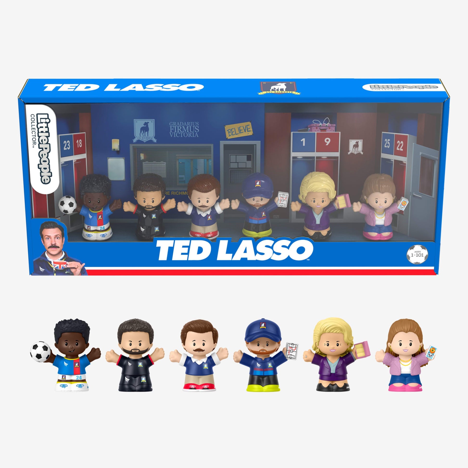 Little People Collector Ted Lasso Special Edition Figure Set - Bộ Mô Hình Sưu Tầm Cao Cấp - Mattel Fisher-Price - Hình ảnh chi tiết 2