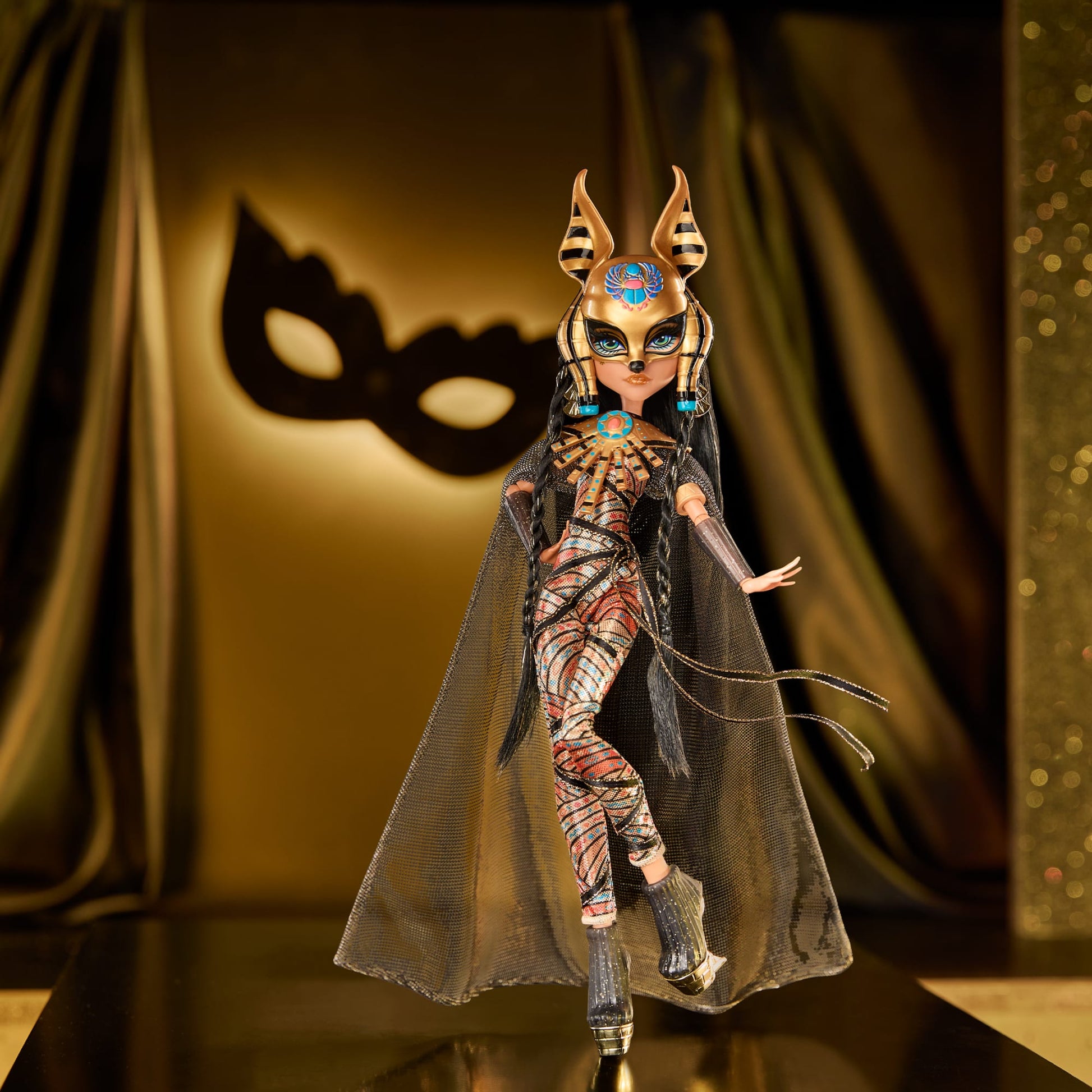 Monster High Haunt Couture Midnight Runway Cleo De Nile Doll - Búp Bê Sưu Tầm Cao Cấp - Mattel HKY82 - Hình ảnh chi tiết 2