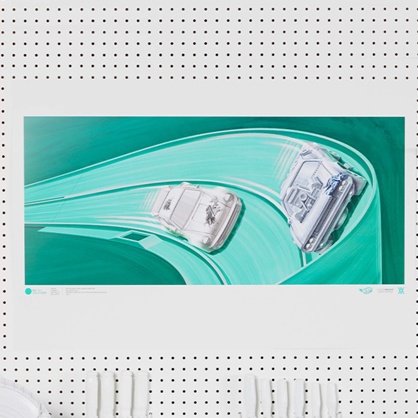 Hot Wheels x Daniel Arsham Legends Archive Lap 1 Poster - Poster Nghệ Thuật Sưu Tầm Mattel Creations - Hình ảnh sản phẩm