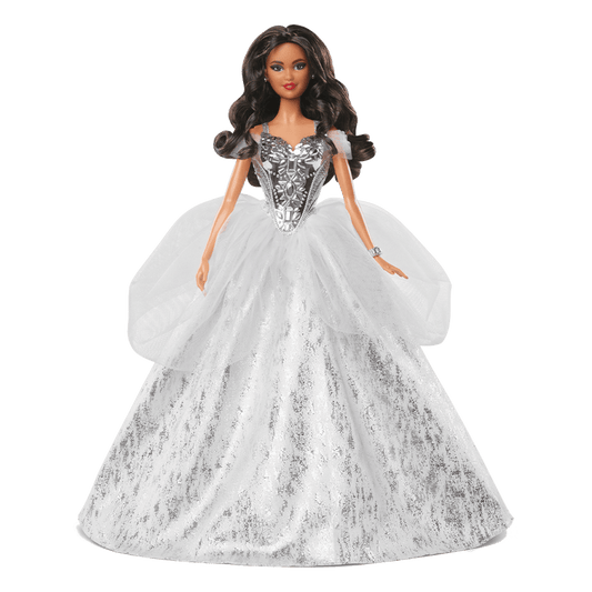 2021 Holiday Barbie Doll, Brunette Curly Hair - Búp bê sưu tầm - Barbie Signature