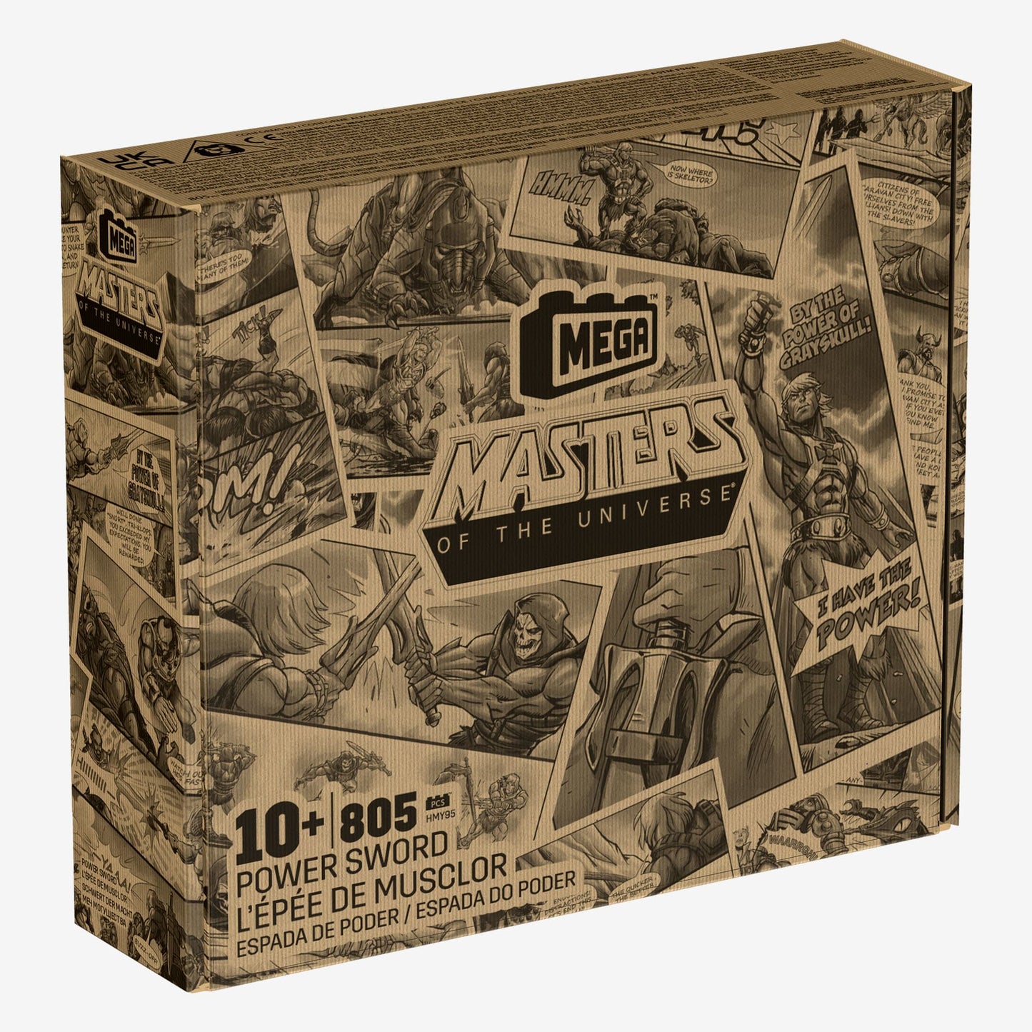 MEGA Masters of the Universe Power Sword - Bộ Lắp Ráp Thanh Kiếm He-Man Cao Cấp - MEGA