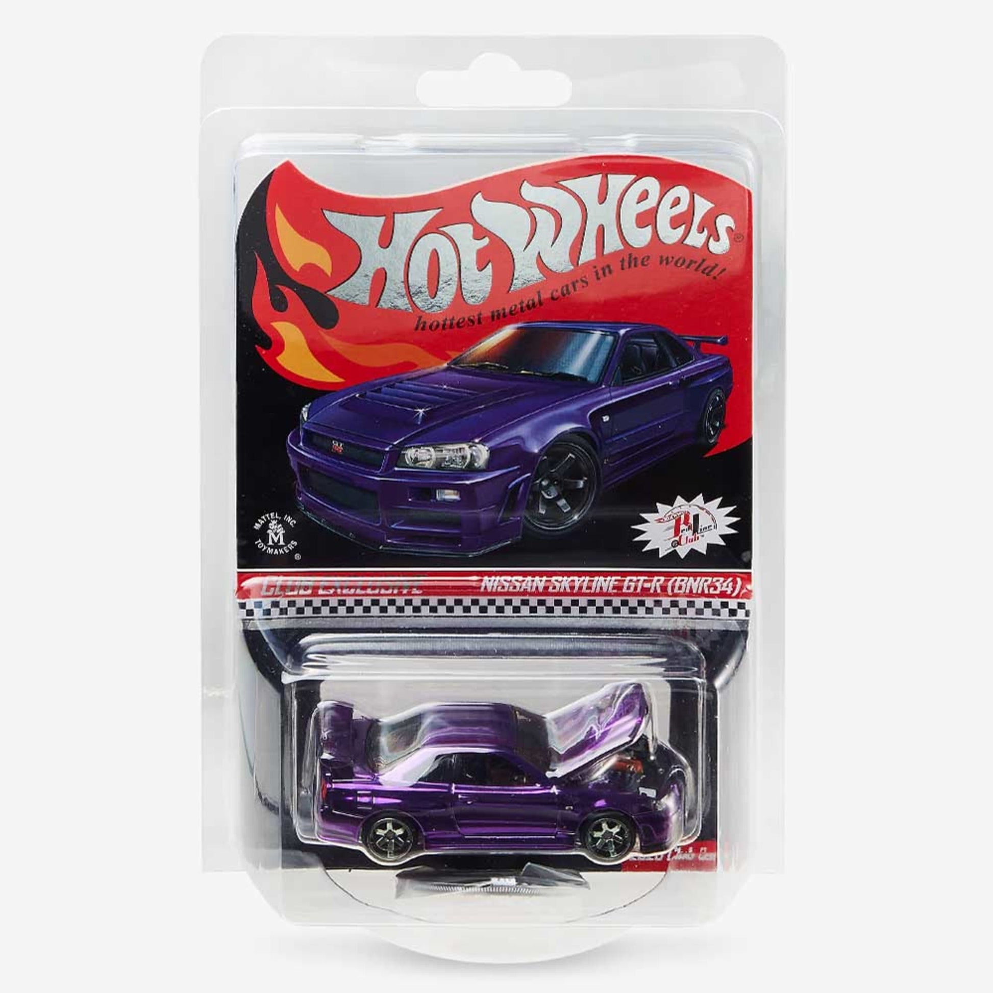 Nissan Skyline GT-R Mô Hình Siêu Xe Hot Wheels RLC Exclusive (BNR34) - Hình ảnh bổ sung 4