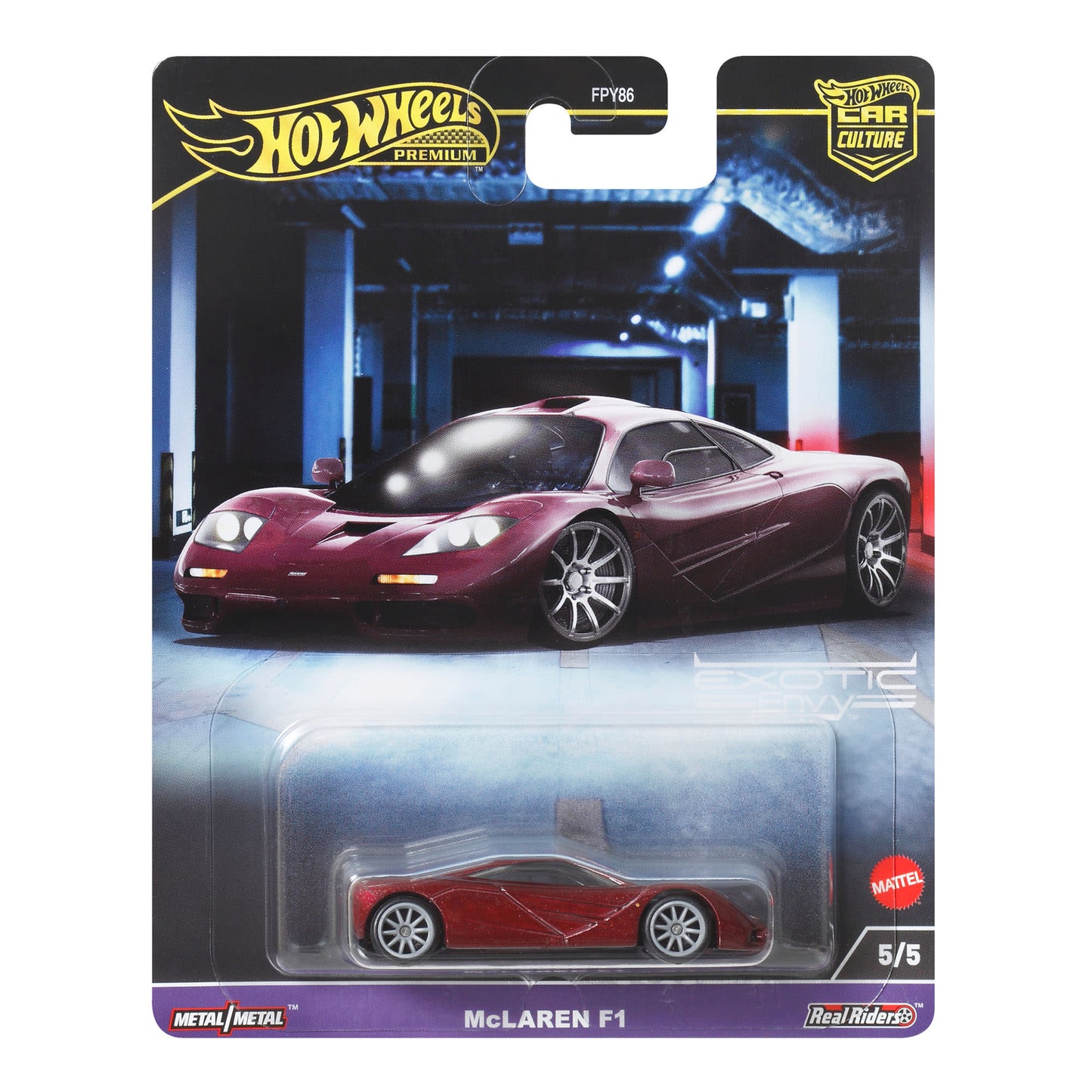 Hot Wheels Car Culture Circuit Legends McLaren F1 - Mô Hình Xe Đua Tỉ Lệ 1:64 Cao Cấp Mattel HKC77 - Hình ảnh sản phẩm