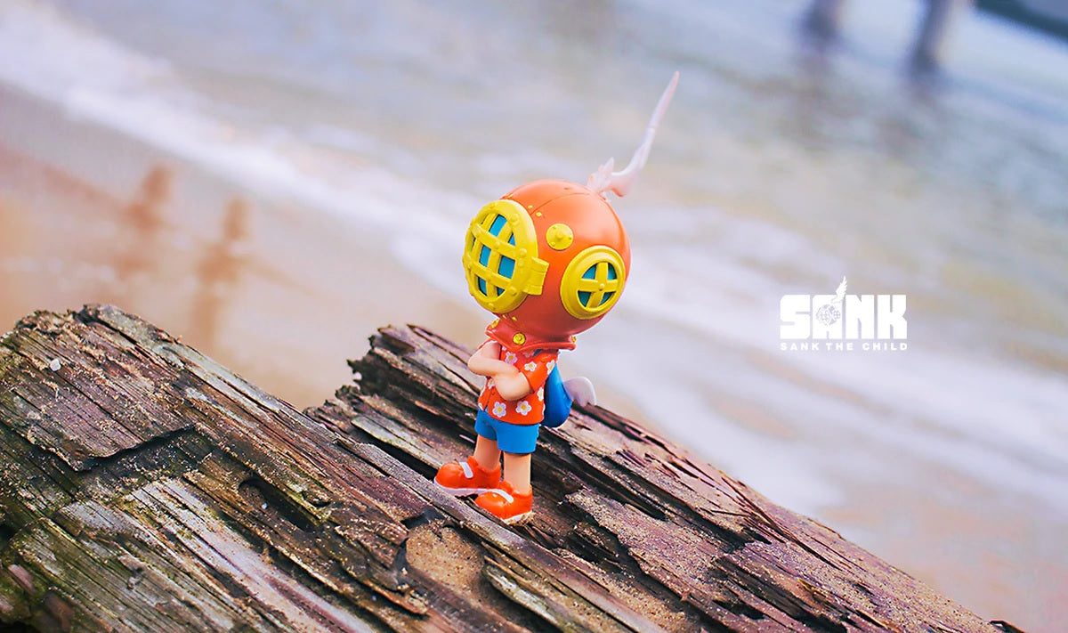 Sank Toys On The Way-Backpack Boy-Hawaii - Mô hình Art Toy Sưu tầm Cao cấp - Sank Toys