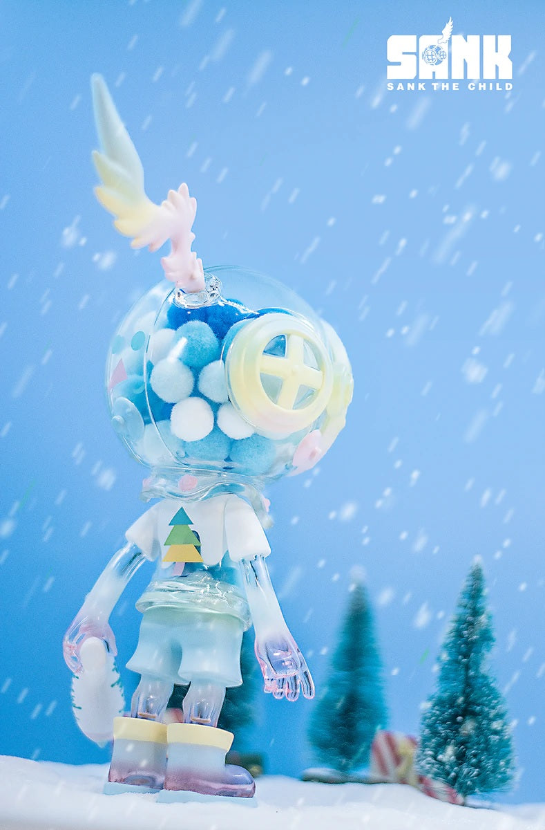 Sank Toys Little Sank-Snow On The Way-Rainbow - Mô Hình Art Toy Cao Cấp Chính Hãng