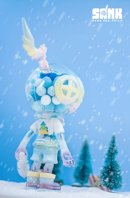 Sank Toys Little Sank-Snow On The Way-Rainbow - Mô Hình Art Toy Cao Cấp Chính Hãng