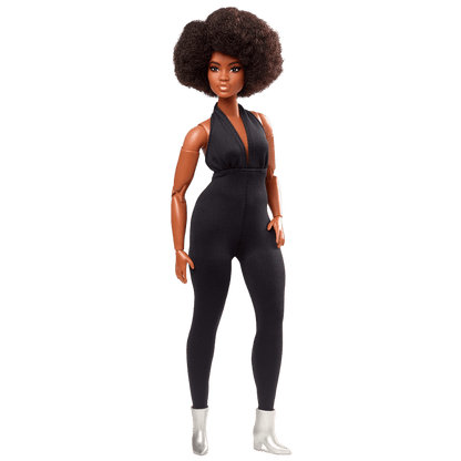 Barbie Looks Doll (Curvy, Brunette) Búp Bê Thời Trang Khớp Nối Linh Hoạt Barbie Signature GTD91 - Hình ảnh sản phẩm