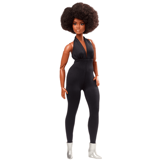 Barbie Looks Doll (Curvy, Brunette) Búp Bê Thời Trang Khớp Nối Linh Hoạt Barbie Signature GTD91 - Hình ảnh sản phẩm